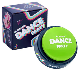 30 Second Dance Party Volume 3 button front glow synced to beats for instant mood lift