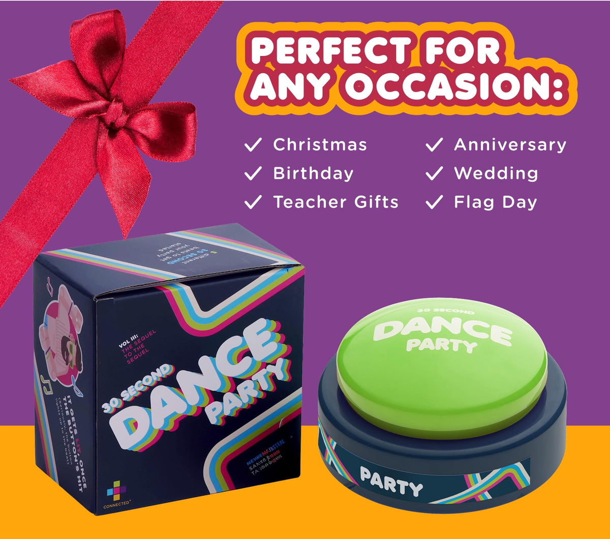 30 Second Dance Party Volume 3 gag gift ready to spark smiles at celebrations
