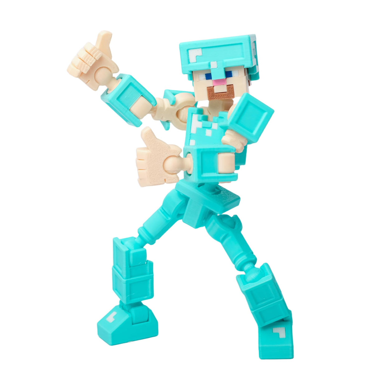 3D Best Q Mini 13 Titans enable action poses with movable joints