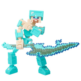 3D Best Q Mini 13 Titans pixel-style figure with interchangeable weapons for imaginative play