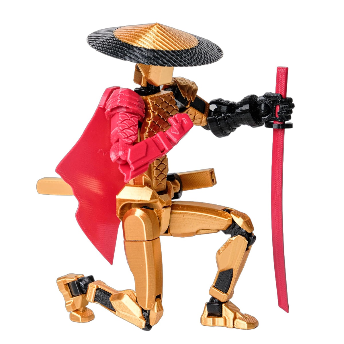 3D BEST Q Oni Warrior Wing highlights magnetic poseability for dynamic setups