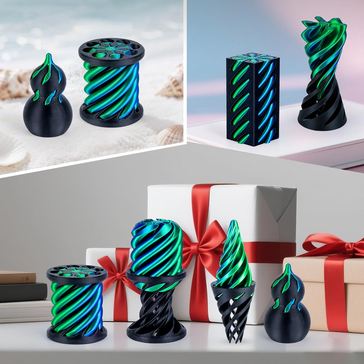 3Dgenius gourd shape fidget toy balances visual intrigue with mindful stress relief