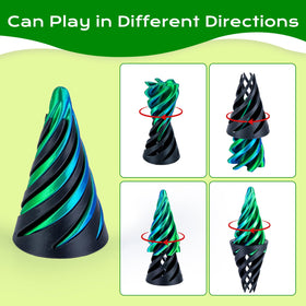3Dgenius smooth cylinder fidget toy offers satisfying push-pull motion and calming texture