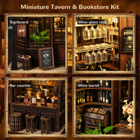 3dvase book nook dollhouse scene adds cozy desk decor