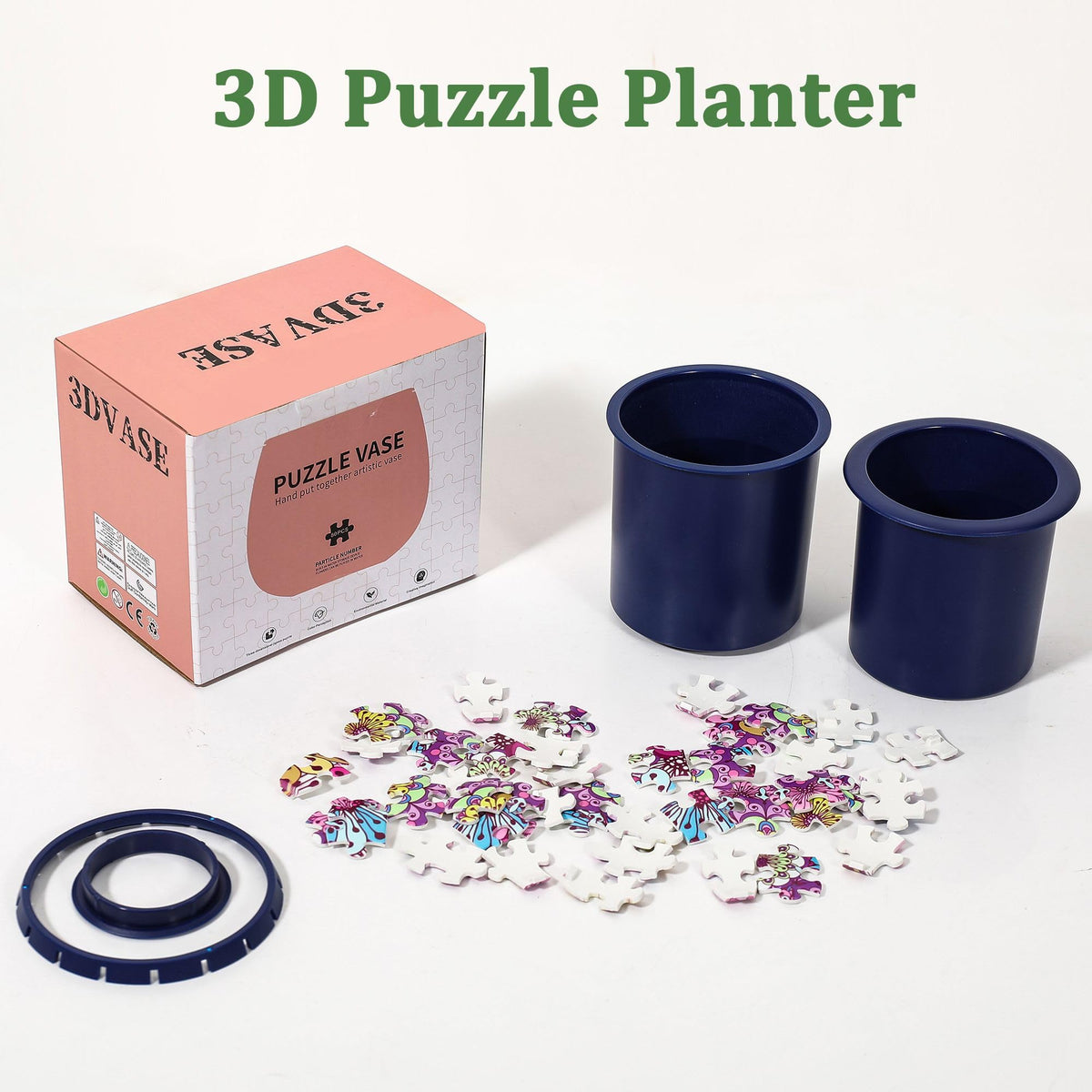 3DVASE ready-for-indoor-plants planter ideal for desks.