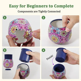 3DVASE simple 80-piece assembly with a clear guide.