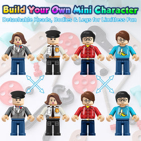 4BEE mini figures Easter egg fillers perfect for colorful surprises.