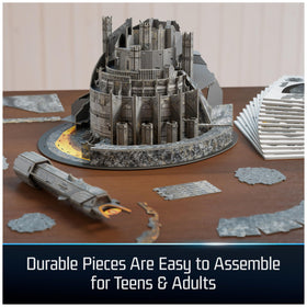 4D Build Barad-Dur Eye of Sauron model stand shown in display