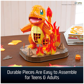 Compact display size fits shelves on desks or bookcases