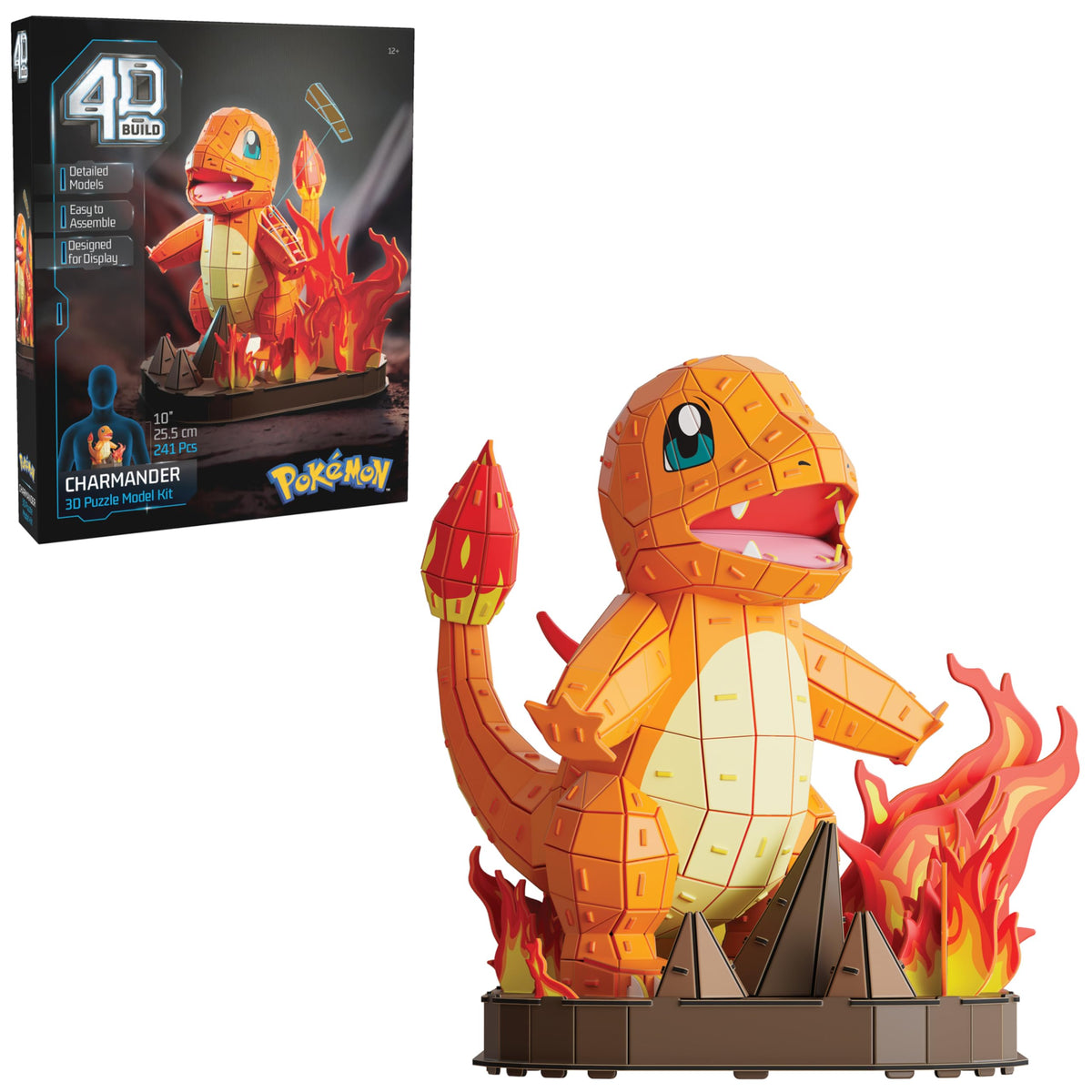 4D Build Charmander 3D model for desk or shelf display