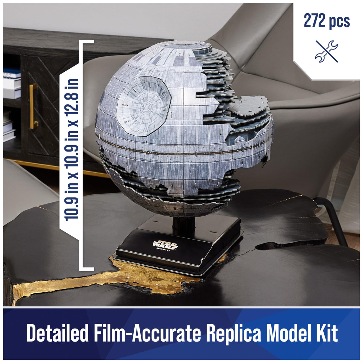 4D Build Death Star II glue included for a clean, sturdy finish.