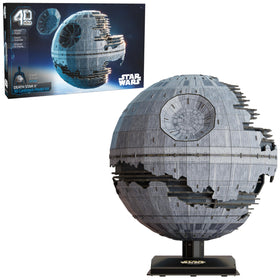 4D Build Death Star II punch-out pieces for quick assembly and display.