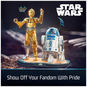 4D Build model shows detailed droid exteriors for authentic look.