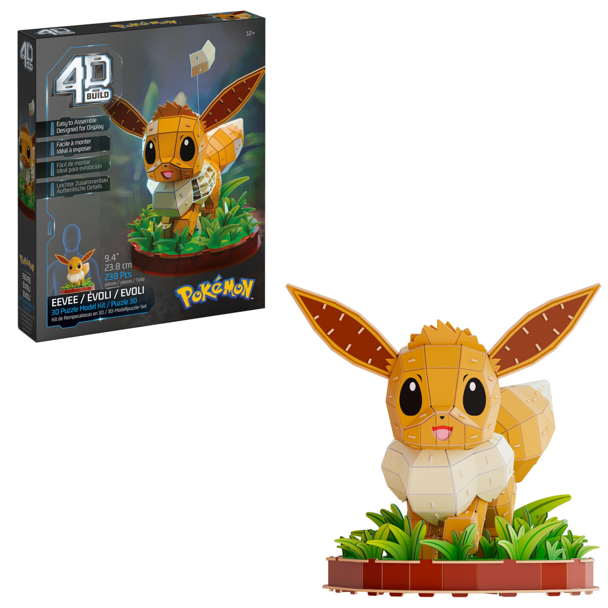 4D Build Eevee 3D model kit box art for display