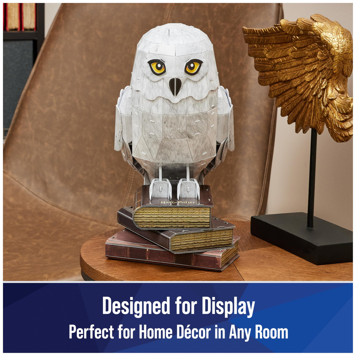 Hedwig in a bedroom setup as part of stylish decor
