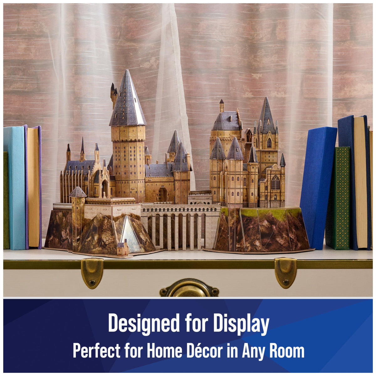 Hogwarts Castle towers rising on your desk for dramatic decor.