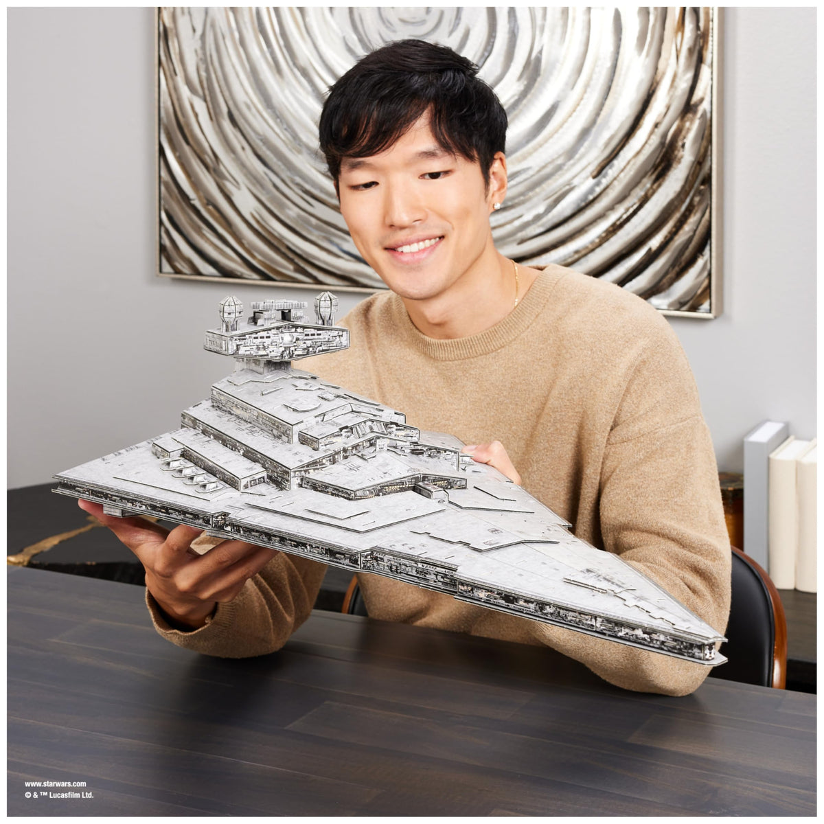 4D Build Imperial Star Destroyer comes with 16 sheets.