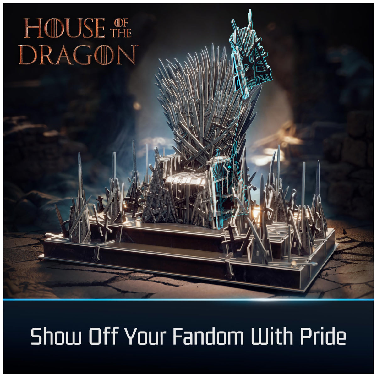 4D Build Iron Throne gift-ready packaging ideal for GOT fans