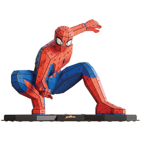 4D Build Spider-Man 3D puzzle shelf-display for fans 12 and up