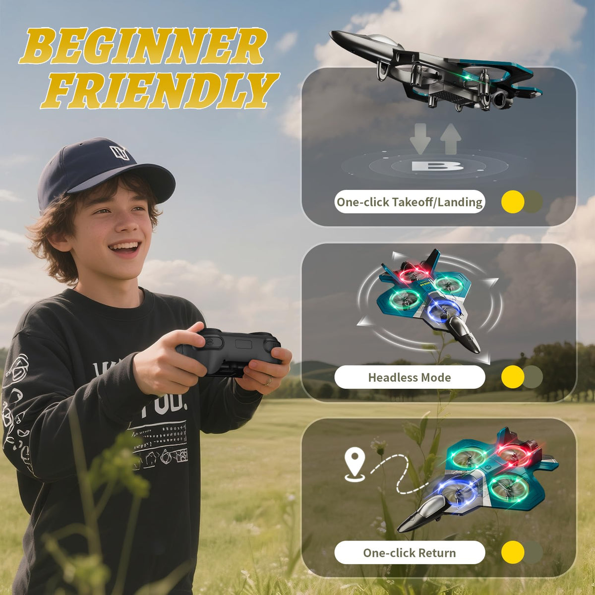4DRC foam RC plane aerial flip, demonstrates agile stunts and engaging aerobatics.
