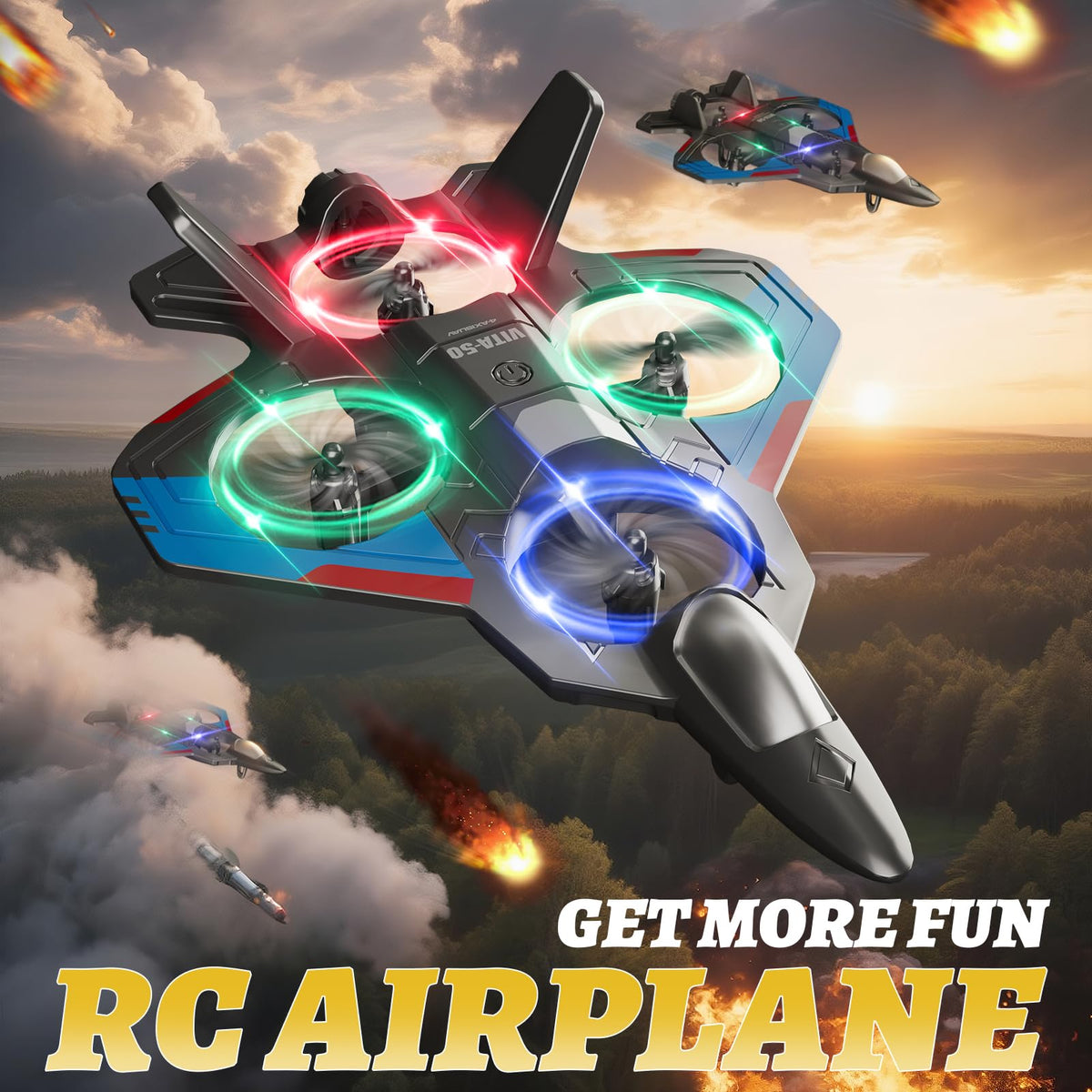 4DRC foam RC plane made of durable EPP foam