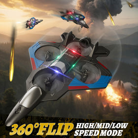 4DRC RC planes 360-flip showcases thrilling aerial stunts for all ages.