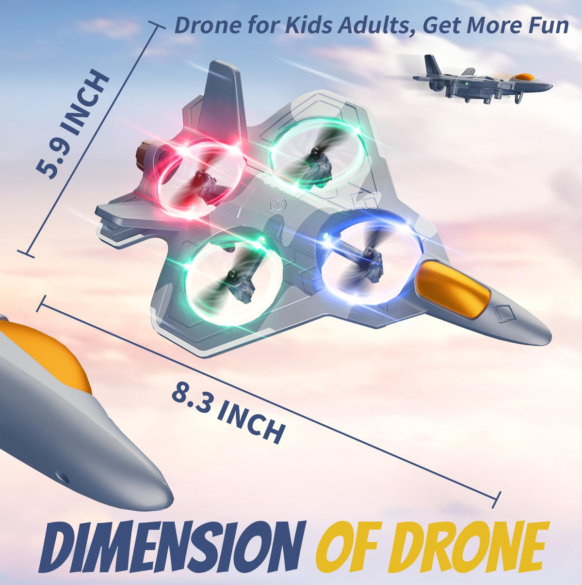 4DRC RC planes gift-ready packaging signals a thoughtful gift option.