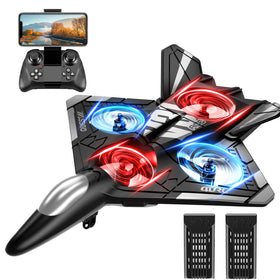 4DRC V31 plane front view with camera for real-time footage