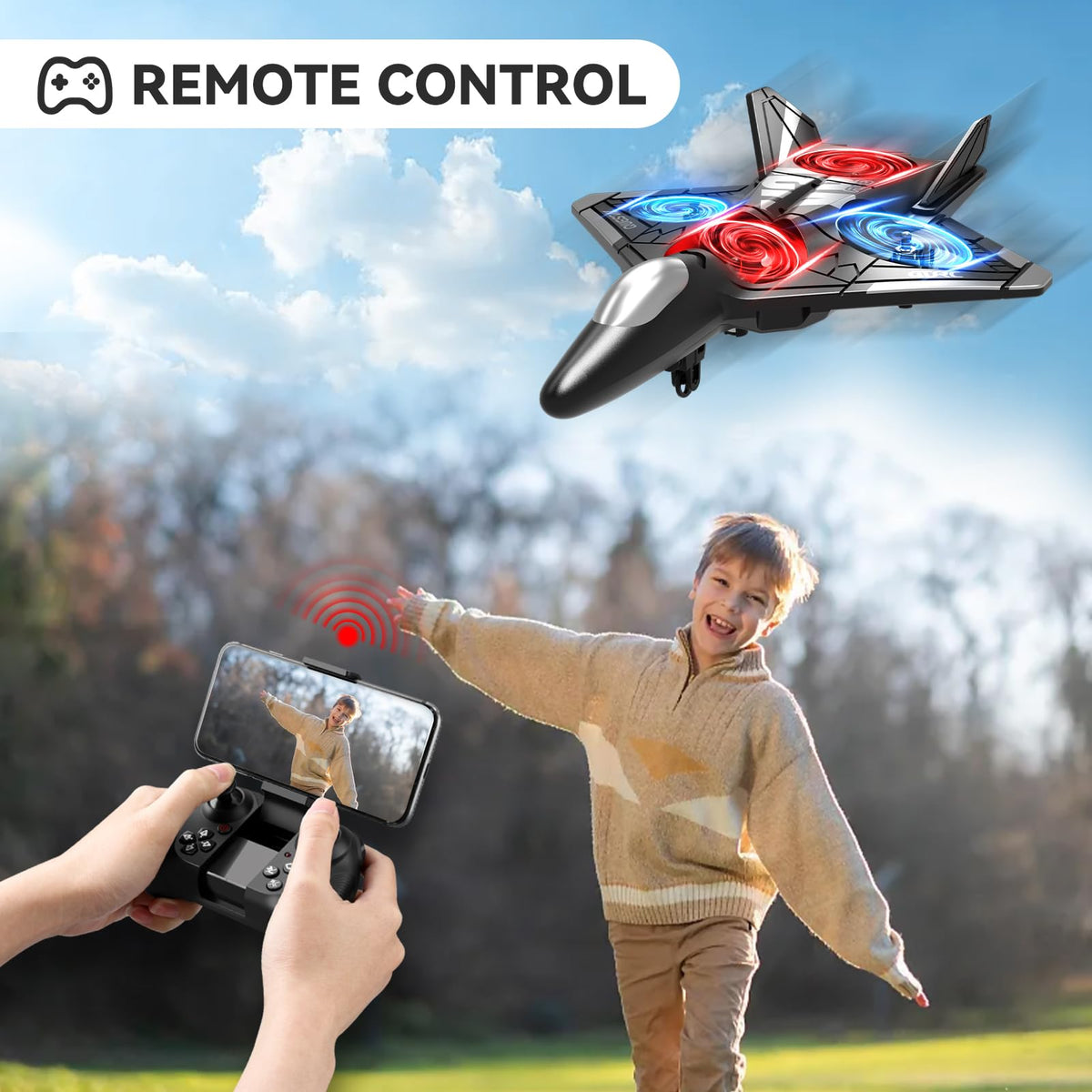 4DRC V31 foam plane with protective structure for safer beginner flights