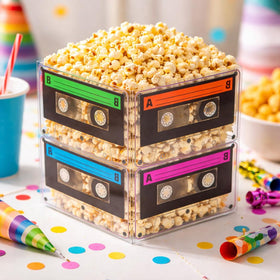 4E's Novelty 80s-90s theme centerpiece enhances table decor
