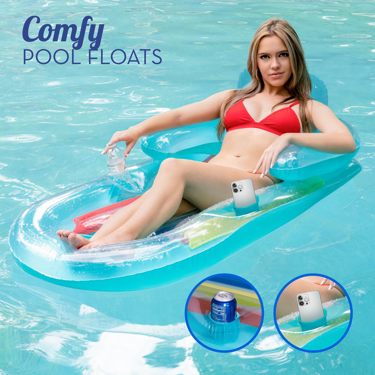 4E's Novelty adult pool float wide design ideal for sunbathing