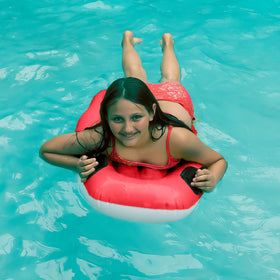 Durable inflatable water toy for beach or pool adventures.