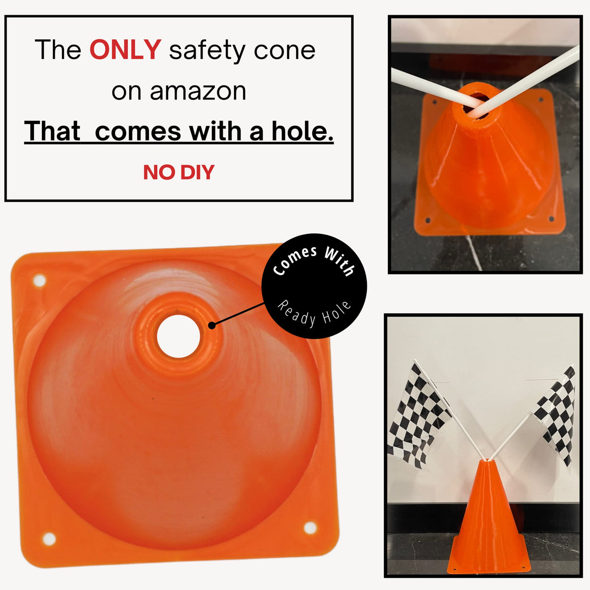 4E's Novelty checkered flags add racing flair to photos and tables