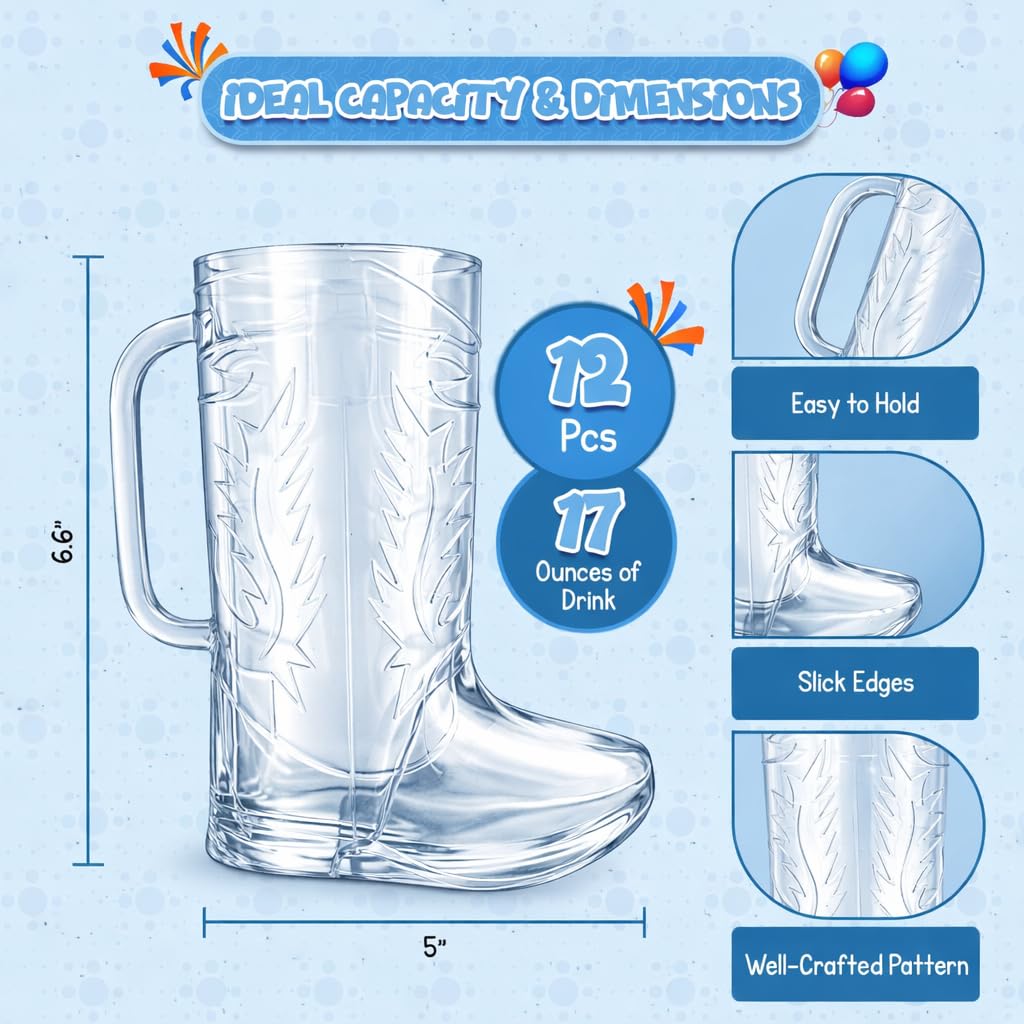 4E's Novelty cowgirl table centerpiece mug for festive decor.