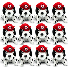 4E's Novelty Dalmatians with fire hats for 6-inch cuddly playtime