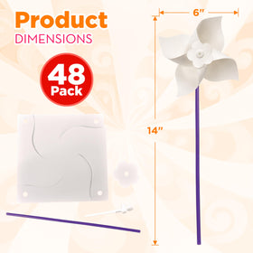 4E's Novelty durable cardstock pinwheels sturdy wind spinners
