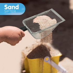 4E's Novelty durable sand sifter handles sand easily for kids.