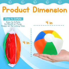 4E's Novelty bulk mini balls as colorful decor and fillers for beach parties.