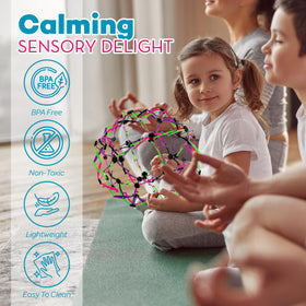4E's Novelty kids and adults use breathing ball for anxiety relief and concentration.
