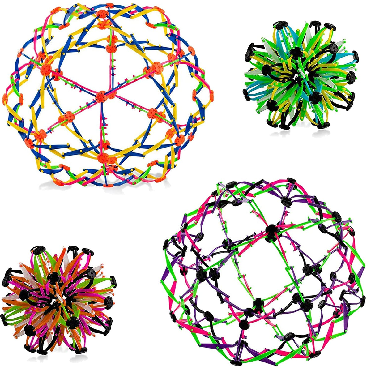 4E's Novelty breathing ball sphere in hand for calm focus and tactile relief.