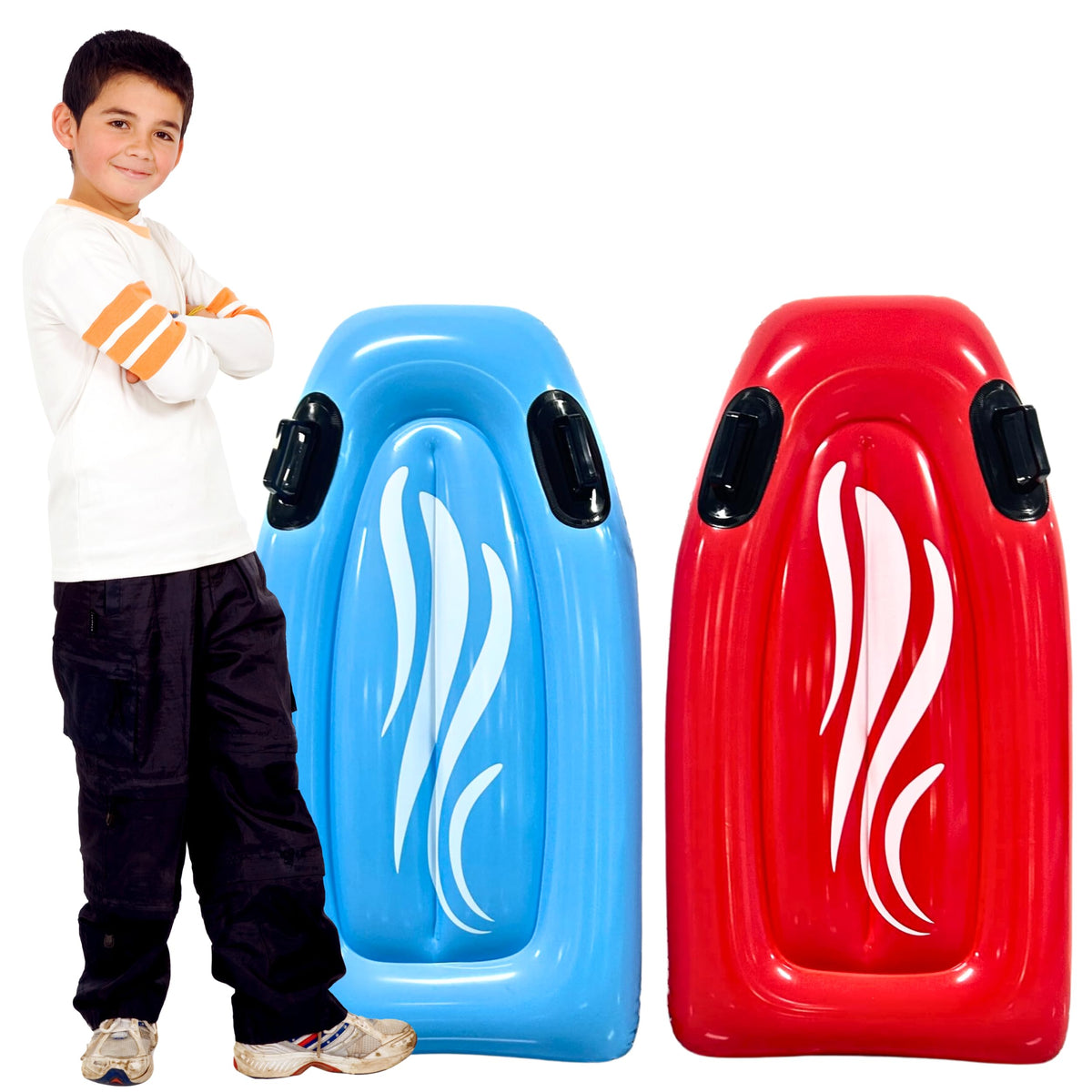 Family-friendly water toy for kids and teens at pools or beaches.