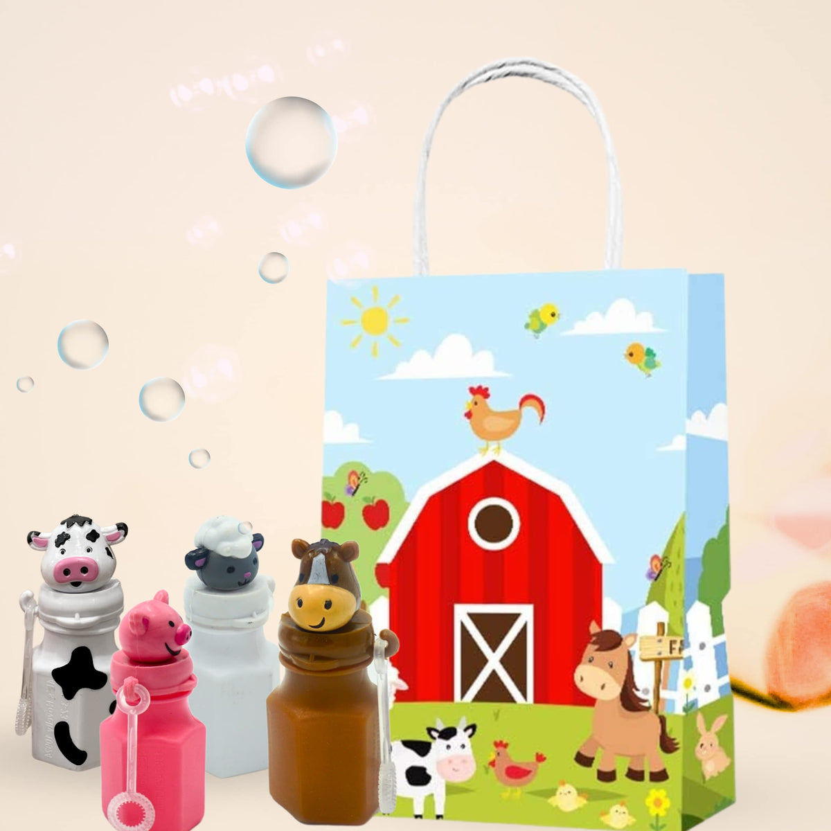 4E's Novelty Farm Animals Bubbles with sheep design for imaginative play.