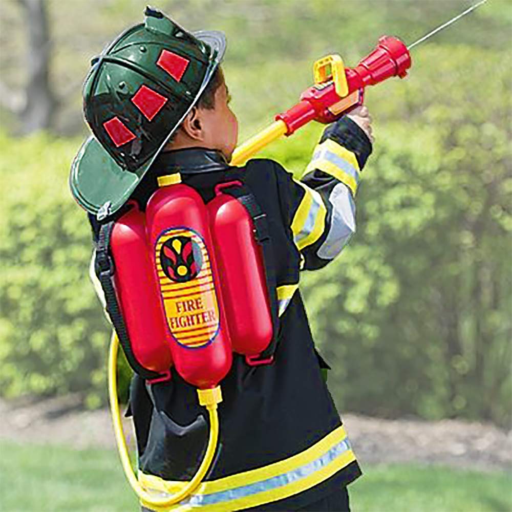 4E's Novelty firefighter backpack tank 1.3L enables extended water battles without refills