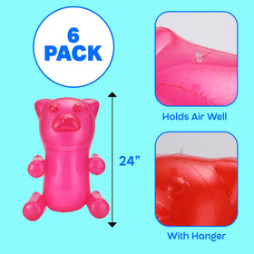 4E's Novelty gummy bears 24-inch float display pack for party setup and photo booths.