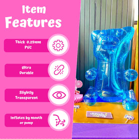 4E's Novelty 12inch gummy bears display-pack for candyland decor.