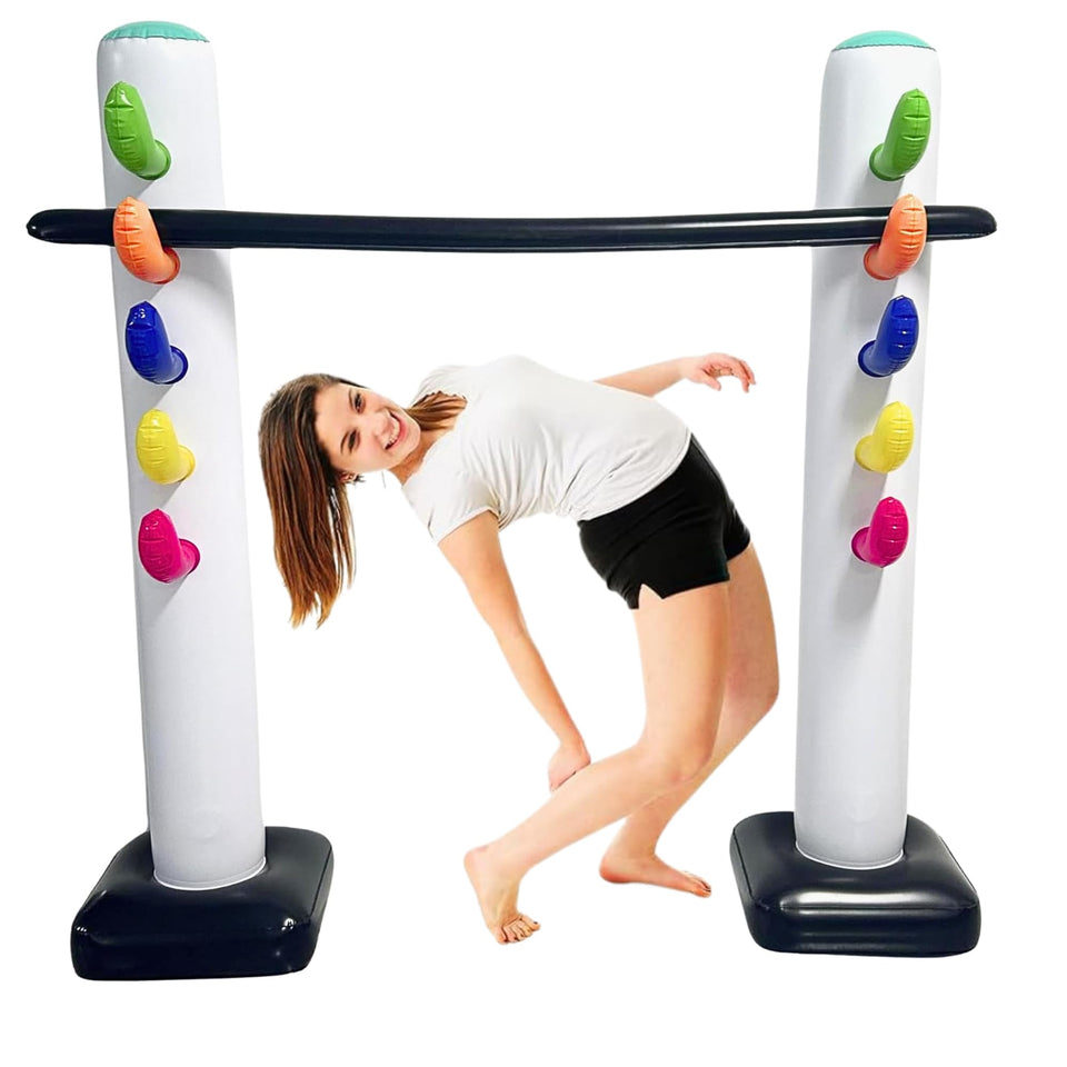 4E's Novelty inflatable limbo game 62-inch ready for outdoor parties and play
