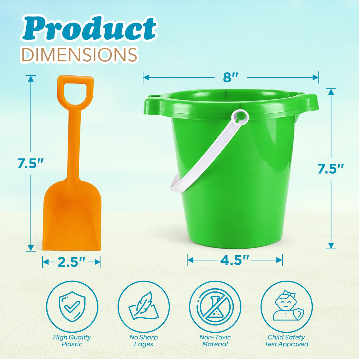 Kids enjoy 4E's Novelty beach toys during sunny beach play.