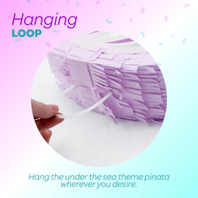 4E's Novelty Mermaid Pinata Filling Hole enables easy loading of candies and prizes