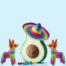 4E's Novelty mini pinata as a bold table centerpiece