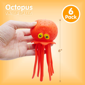 Compact mini-size octopus water balls for travel and on-the-go fun